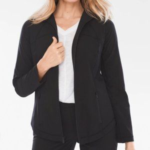 Chico's Zenergy Women's Neema Knit Inset Jacket 1